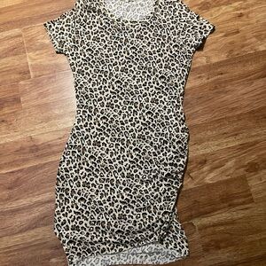 Pink Lily Animal Print Mini Dress